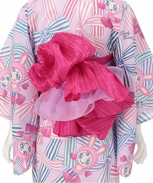 NARUMIYA CHARACTERS / ナルミヤキャラクターズ 着物・浴衣・小物類 | 【接触冷感】ベリエちゃん柄2WAY浴衣 | 詳細15