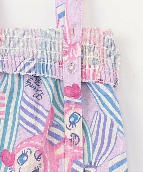 NARUMIYA CHARACTERS / ナルミヤキャラクターズ 着物・浴衣・小物類 | 【接触冷感】ベリエちゃん柄2WAY浴衣 | 詳細4