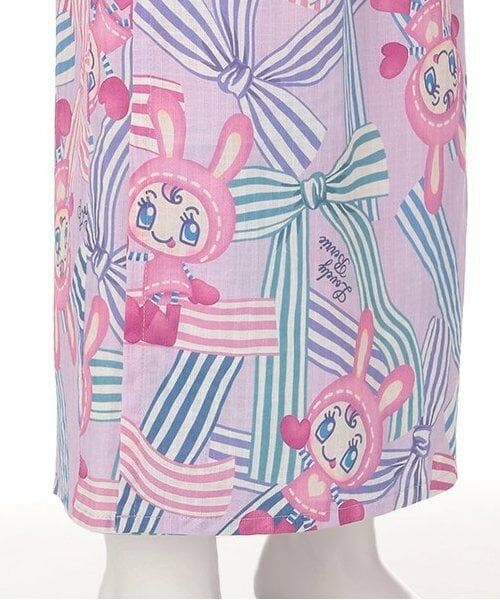 NARUMIYA CHARACTERS / ナルミヤキャラクターズ 着物・浴衣・小物類 | 【接触冷感】ベリエちゃん柄2WAY浴衣 | 詳細5