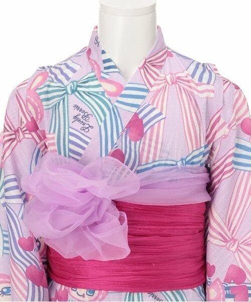 NARUMIYA CHARACTERS / ナルミヤキャラクターズ 着物・浴衣・小物類 | 【接触冷感】ベリエちゃん柄2WAY浴衣 | 詳細7