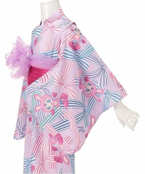 NARUMIYA CHARACTERS / ナルミヤキャラクターズ 着物・浴衣・小物類 | 【接触冷感】ベリエちゃん柄2WAY浴衣 | 詳細8