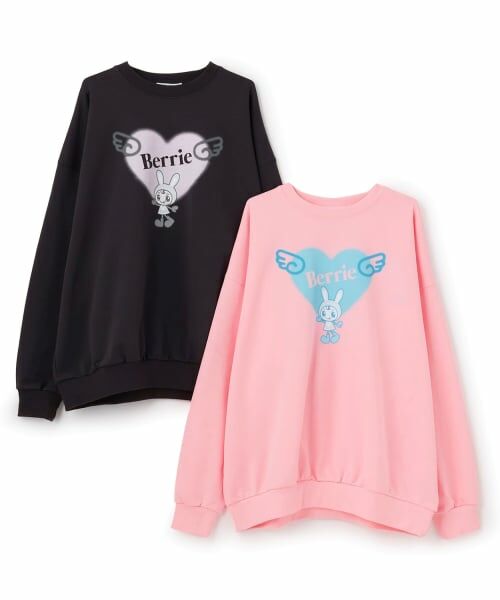 NARUMIYA CHARACTERS / ナルミヤキャラクターズ スウェット | ベリエちゃん　ウィッシュコアハートトレーナー | 詳細6