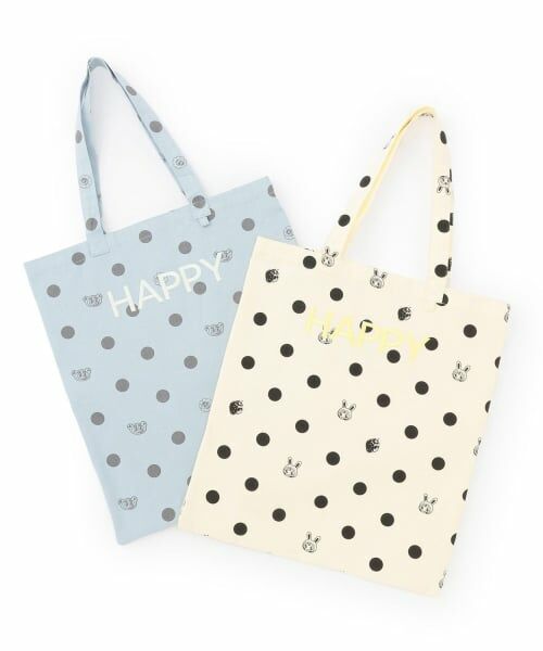 NARUMIYA CHARACTERS / ナルミヤキャラクターズ トートバッグ | ドットトートバッグ【ナカムラくん】【ベリエちゃん】 | 詳細5