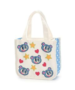 NARUMIYA CHARACTERS / ナルミヤキャラクターズ ハンドバッグ | キャラ総柄ランチバッグ【ベリエちゃん】【デビリーちゃん】【ナカムラくん】