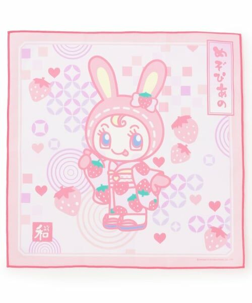 NARUMIYA CHARACTERS / ナルミヤキャラクターズ 食器 | 和柄ランチクロス【ナカムラくん】【ベリエちゃん】【ミントくん】【ルッキー】（ベリエちゃん）