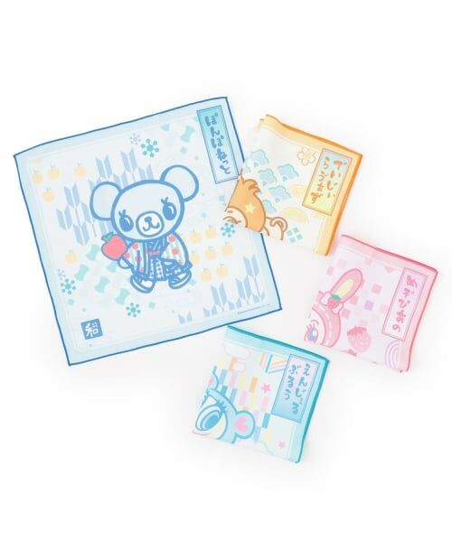 NARUMIYA CHARACTERS / ナルミヤキャラクターズ 食器 | 和柄ランチクロス【ナカムラくん】【ベリエちゃん】【ミントくん】【ルッキー】 | 詳細4