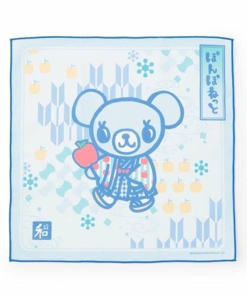 NARUMIYA CHARACTERS / ナルミヤキャラクターズ 食器 | 和柄ランチクロス【ナカムラくん】【ベリエちゃん】【ミントくん】【ルッキー】（ミントくん）