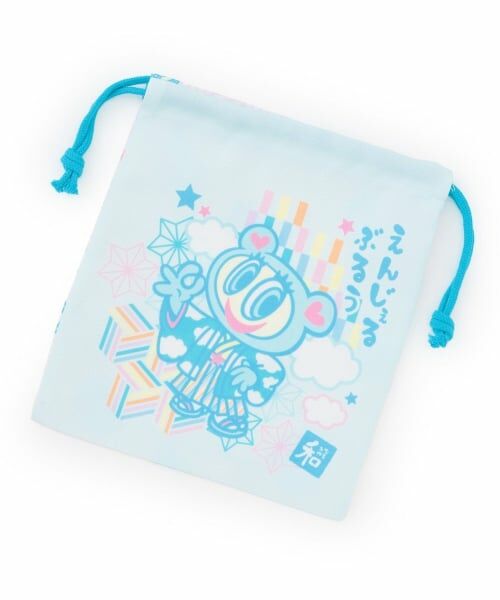 NARUMIYA CHARACTERS / ナルミヤキャラクターズ ポーチ | 和柄巾着（ナカムラくん）