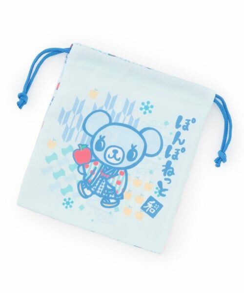 NARUMIYA CHARACTERS / ナルミヤキャラクターズ ポーチ | 和柄巾着（ミントくん）