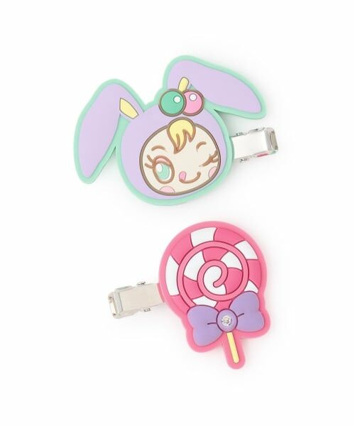 NARUMIYA CHARACTERS / ナルミヤキャラクターズ ヘアピン | 前髪クリップ【ベリエちゃん】【クランベリエちゃん】【ちびゾー】（クランベリエちゃん）