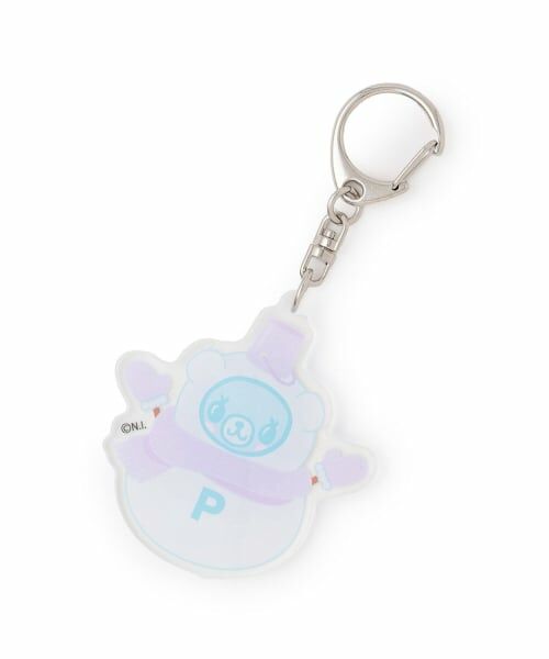 NARUMIYA CHARACTERS / ナルミヤキャラクターズ キーホルダー・ストラップ | ゆきだるまアクリルキーホルダー【ナカムラくん】【ベリエちゃん】【ミントくん】【ルッキー】（ミントくん）