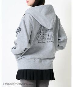 NARUMIYA CHARACTERS / ナルミヤキャラクターズ パーカー | ハローキティ×ベリエちゃん ジップパーカ