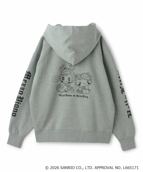 NARUMIYA CHARACTERS / ナルミヤキャラクターズ パーカー | ハローキティ×ベリエちゃん ジップパーカ | 詳細1