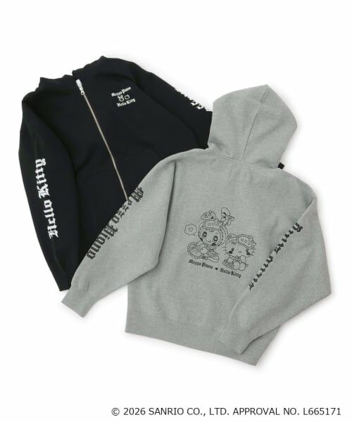 NARUMIYA CHARACTERS / ナルミヤキャラクターズ パーカー | ハローキティ×ベリエちゃん ジップパーカ | 詳細11