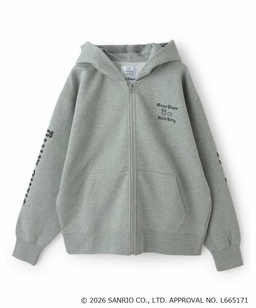 NARUMIYA CHARACTERS / ナルミヤキャラクターズ パーカー | ハローキティ×ベリエちゃん ジップパーカ | 詳細14