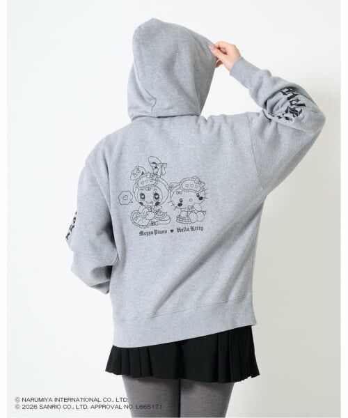 NARUMIYA CHARACTERS / ナルミヤキャラクターズ パーカー | ハローキティ×ベリエちゃん ジップパーカ | 詳細16