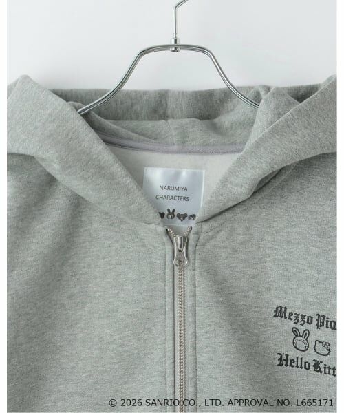 NARUMIYA CHARACTERS / ナルミヤキャラクターズ パーカー | ハローキティ×ベリエちゃん ジップパーカ | 詳細2