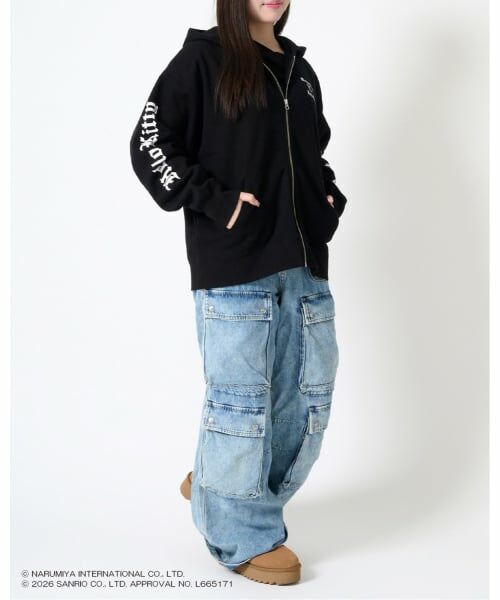 NARUMIYA CHARACTERS / ナルミヤキャラクターズ パーカー | ハローキティ×ベリエちゃん ジップパーカ | 詳細21