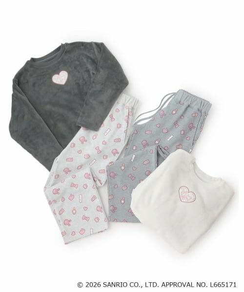 NARUMIYA CHARACTERS / ナルミヤキャラクターズ ルームウェア | ハローキティ×ベリエちゃん ルームウェア | 詳細12