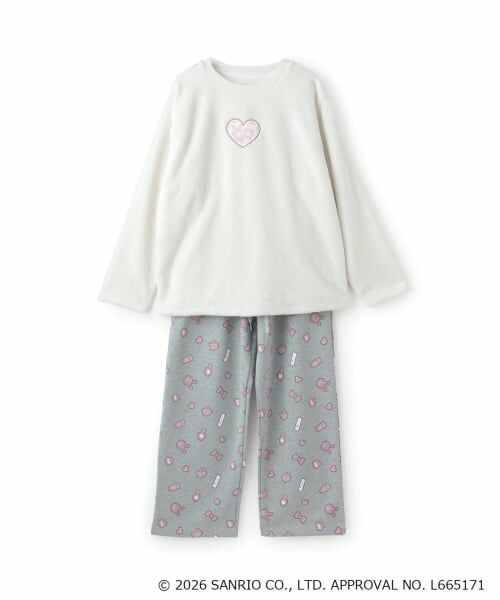 NARUMIYA CHARACTERS / ナルミヤキャラクターズ ルームウェア | ハローキティ×ベリエちゃん ルームウェア（オフ ホワイト）