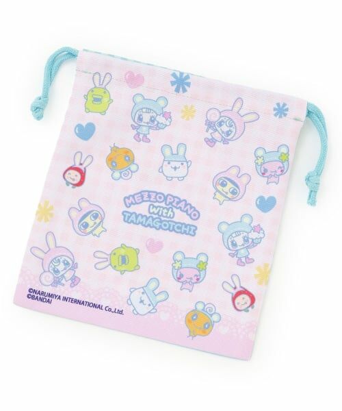 NARUMIYA CHARACTERS / ナルミヤキャラクターズ ポーチ | MEZZO PIANO×TAMAGOTCHI 巾着 | 詳細2