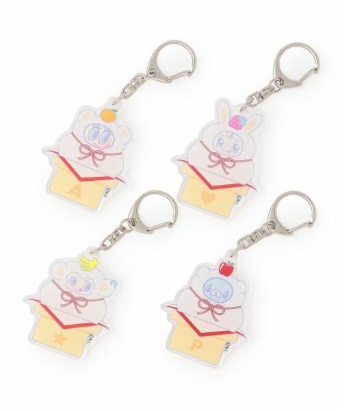 NARUMIYA CHARACTERS / ナルミヤキャラクターズ キーホルダー・ストラップ | かがみもちアクリルキーホルダー【ナカムラくん】【ベリエちゃん】【ミントくん】【ルッキー】 | 詳細3