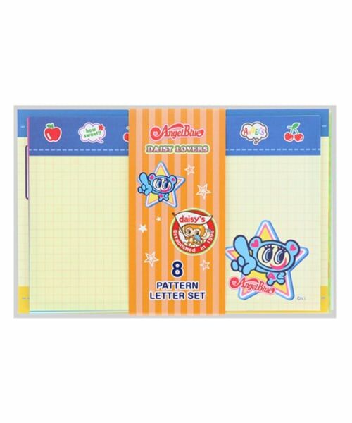 NARUMIYA CHARACTERS / ナルミヤキャラクターズ ステーショナリー | 8柄レターセット ナルミヤキャラクターズ A（ブルー）