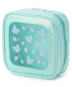 NARUMIYA CHARACTERS / ナルミヤキャラクターズ ポーチ | スクエアきらきらポーチ【ベリエちゃん】【ブルーベリエちゃん】【デビリーちゃん】【ナカムラくん】