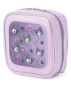 NARUMIYA CHARACTERS / ナルミヤキャラクターズ ポーチ | スクエアきらきらポーチ【ベリエちゃん】【ブルーベリエちゃん】【デビリーちゃん】【ナカムラくん】