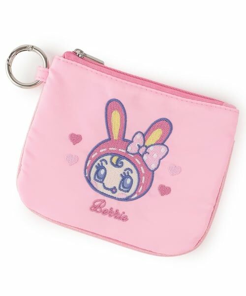 NARUMIYA CHARACTERS / ナルミヤキャラクターズ ポーチ | フラット刺しゅうポーチ【ベリエちゃん】【ナカムラくん】【ブルーベリエちゃん】【デビリーちゃん】（ベリエちゃん）