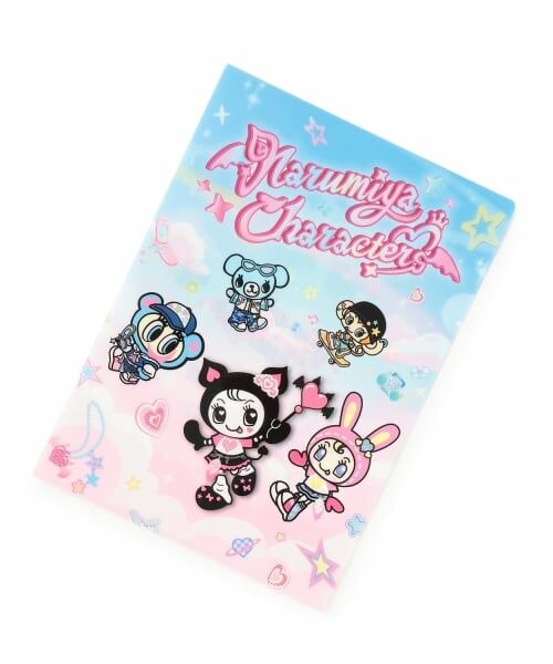 NARUMIYA CHARACTERS / ナルミヤキャラクターズ ステーショナリー | 平成ポップ A4クリアファイル 【ベリエちゃん】【デビリーちゃん】【ナカムラくん】【ルッキー】【ミントくん】（マルチ）