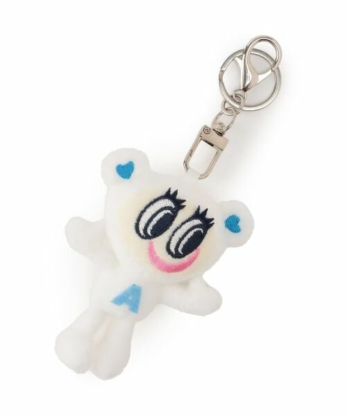 NARUMIYA CHARACTERS / ナルミヤキャラクターズ チャーム | カラーミニぬいぐるみチャームナカムラくん（白）