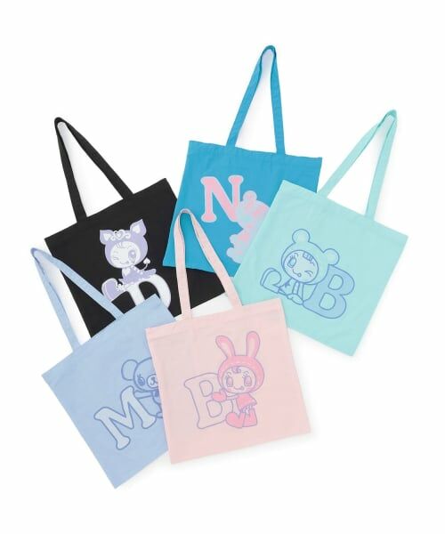 NARUMIYA CHARACTERS / ナルミヤキャラクターズ トートバッグ | イニシャルトートバッグ【ベリエちゃん/ブルーベリエちゃん/デビリーちゃん/ナカムラくん/ミントくん】 | 詳細5