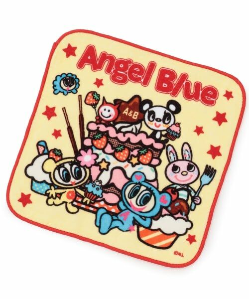 NARUMIYA CHARACTERS / ナルミヤキャラクターズ タオル | ナルミヤキャラクタープリントミニタオル（ブルー）