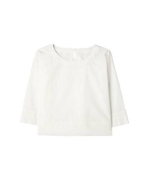 ＊＊NATURAL BEAUTY BASIC / ナチュラルビューティーベーシック シャツ・ブラウス | コットンブラウス（ホワイト1）