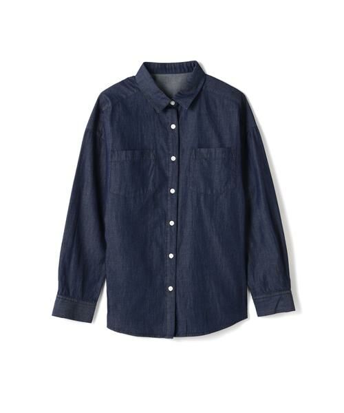 シャツ デニムシャツ シンプル ベーシック ゆったり ラフ L1860 楽天市場】[ デニムシャツ レディース 薄手 岡山 デニム ] 6oz