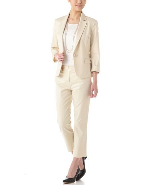 ＊＊NATURAL BEAUTY BASIC / ナチュラルビューティーベーシック パンツ | テンセルドビーストレッチクロップドパンツ | 詳細6