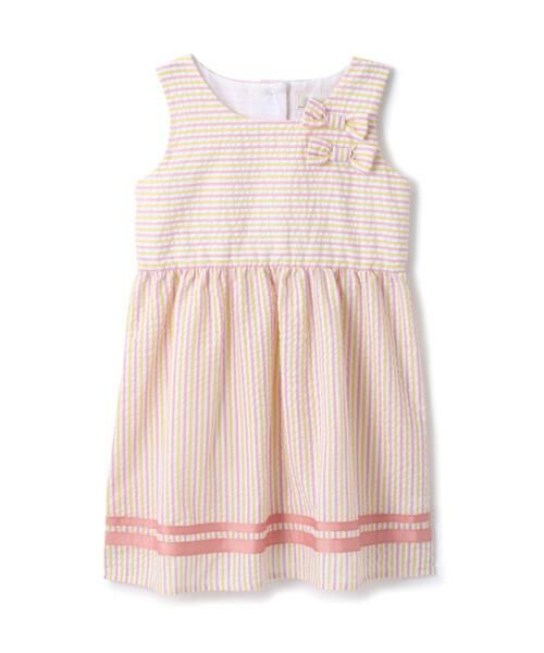 セール サッカーストライプワンピース ベビー キッズウエア Natural Beauty Basic ナチュラルビューティーベーシック ファッション通販 タカシマヤファッションスクエア