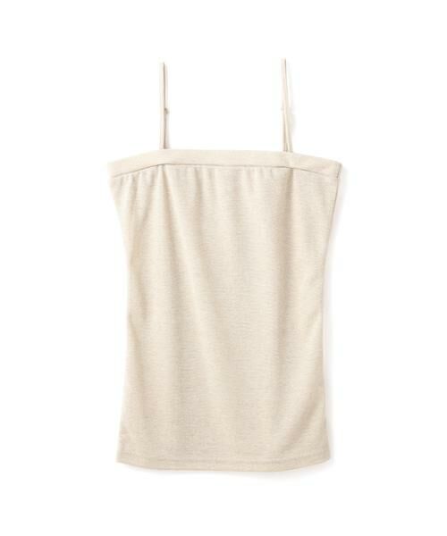 ＊＊NATURAL BEAUTY BASIC / ナチュラルビューティーベーシック カットソー | ラメフライスSSベアトップ（ゴールド）