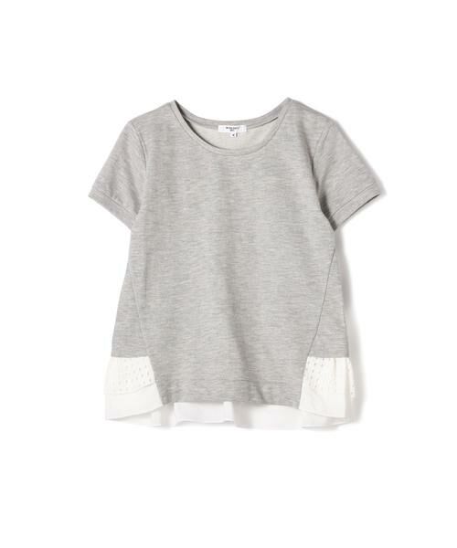 ＊＊NATURAL BEAUTY BASIC / ナチュラルビューティーベーシック カットソー | レイヤードミニ裏毛（グレー）