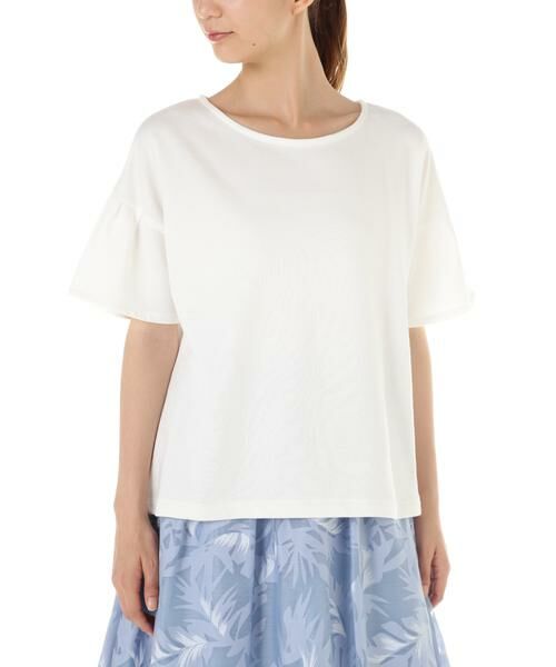 ＊＊NATURAL BEAUTY BASIC / ナチュラルビューティーベーシック カットソー | ボリュームスリーブ裏毛カットソー | 詳細1