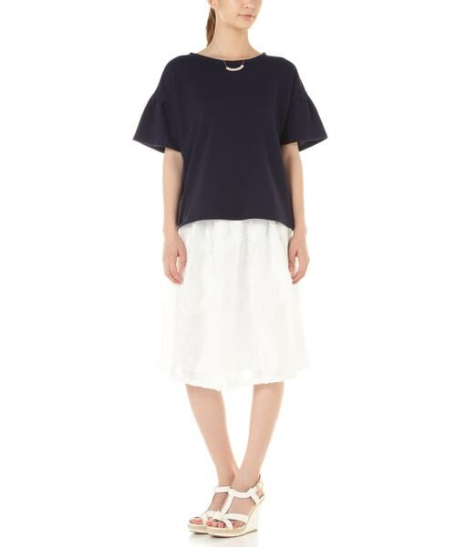 ＊＊NATURAL BEAUTY BASIC / ナチュラルビューティーベーシック カットソー | ボリュームスリーブ裏毛カットソー | 詳細4