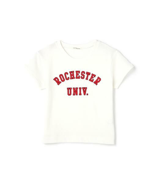 ＊＊NATURAL BEAUTY BASIC / ナチュラルビューティーベーシック カットソー | ロゴ裏毛（ホワイト）