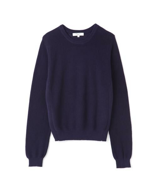 ＊＊NATURAL BEAUTY BASIC / ナチュラルビューティーベーシック ニット・セーター | カラーニット（ネイビー）
