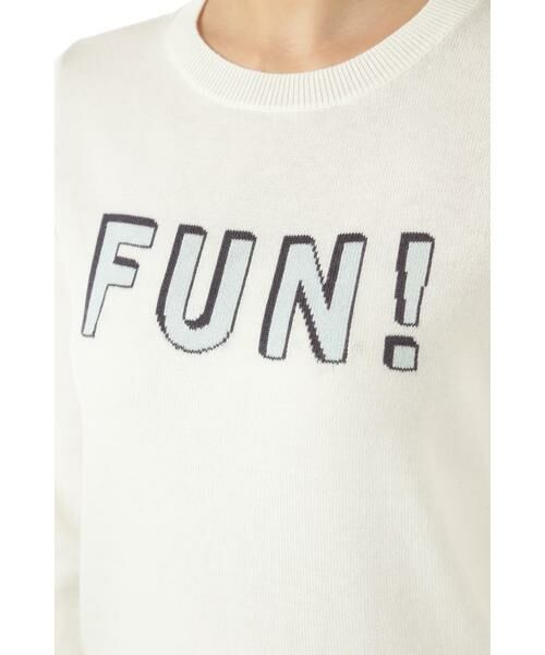 ＊＊NATURAL BEAUTY BASIC / ナチュラルビューティーベーシック ニット・セーター | インターシャニット | 詳細3