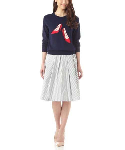 ＊＊NATURAL BEAUTY BASIC / ナチュラルビューティーベーシック ニット・セーター | インターシャニット | 詳細6