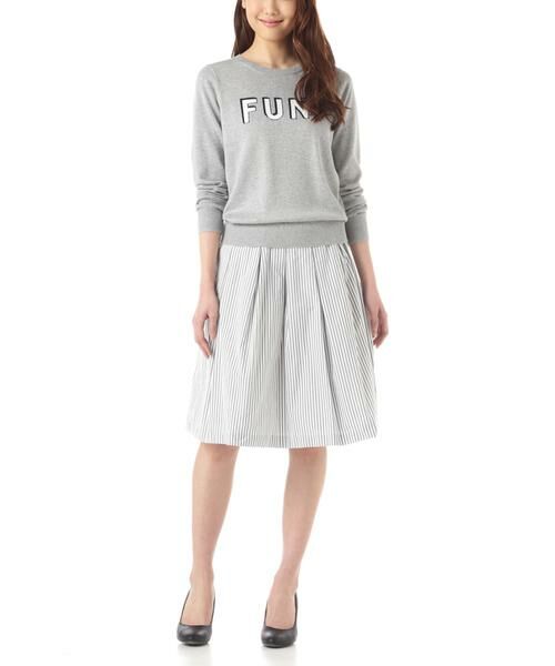 ＊＊NATURAL BEAUTY BASIC / ナチュラルビューティーベーシック ニット・セーター | インターシャニット | 詳細10