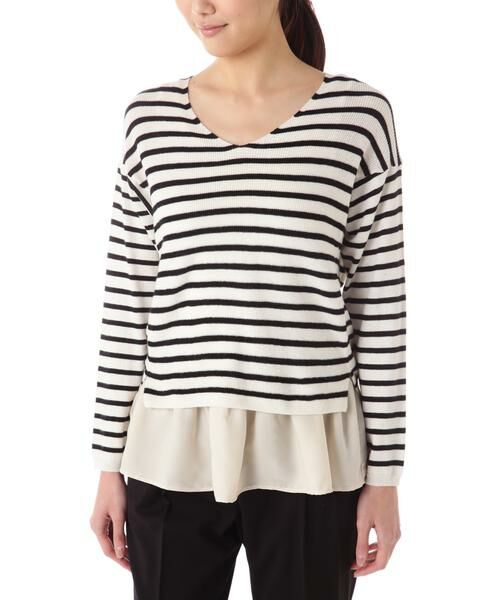 ＊＊NATURAL BEAUTY BASIC / ナチュラルビューティーベーシック ニット・セーター | インナーレイヤードニット | 詳細1