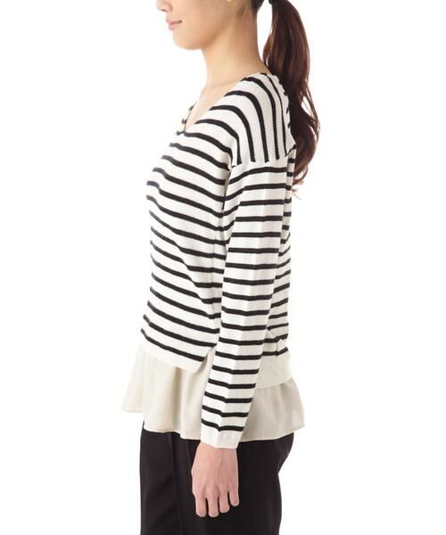 ＊＊NATURAL BEAUTY BASIC / ナチュラルビューティーベーシック ニット・セーター | インナーレイヤードニット | 詳細4