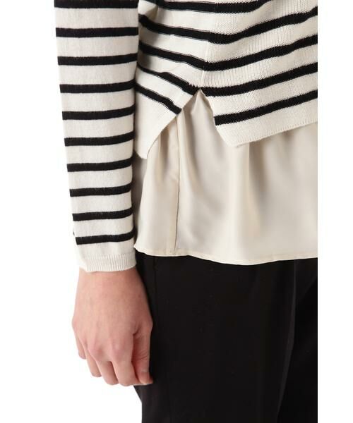 ＊＊NATURAL BEAUTY BASIC / ナチュラルビューティーベーシック ニット・セーター | インナーレイヤードニット | 詳細7